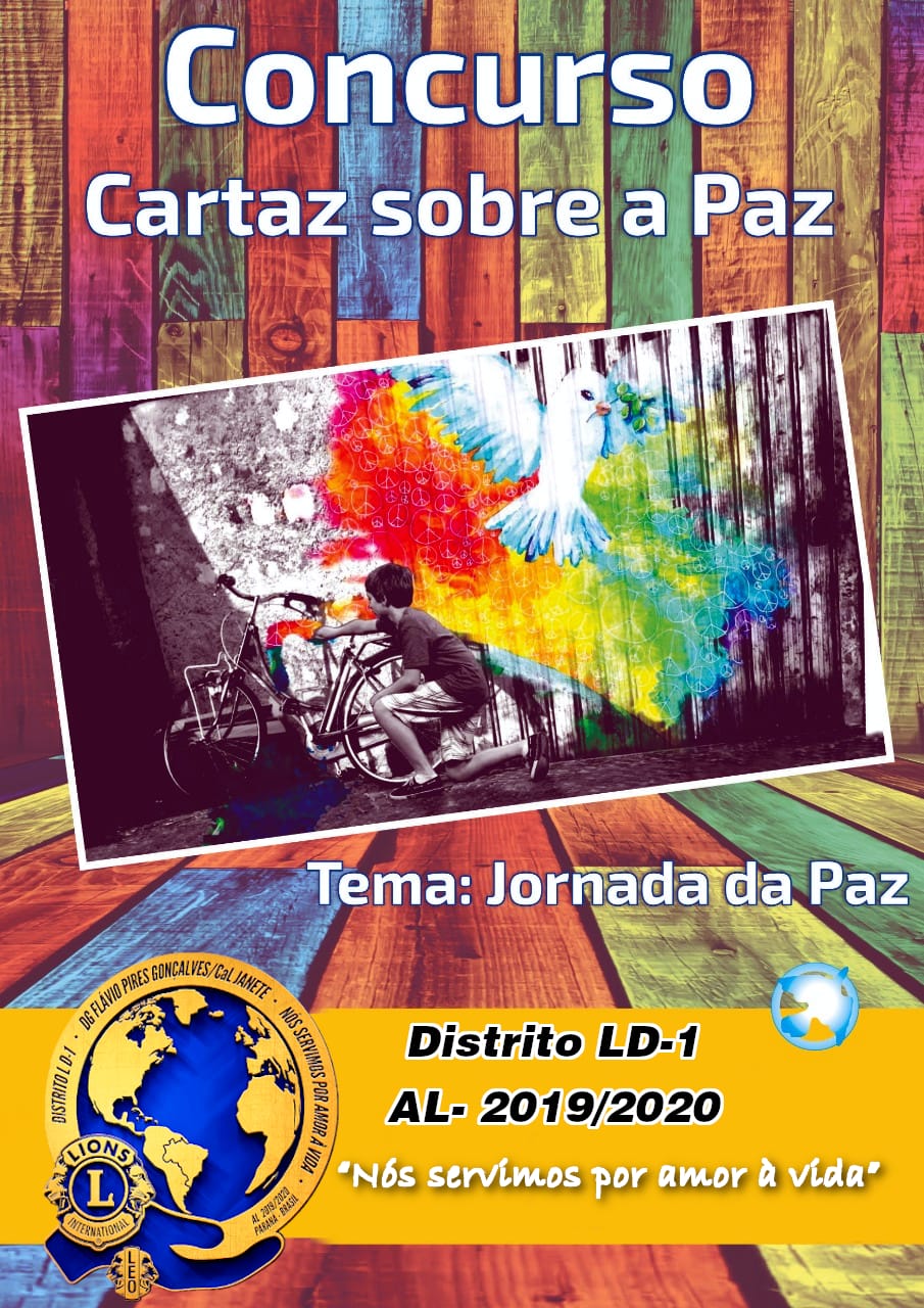 cartaz sobre a paz