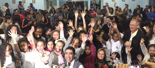 Rafa Gomes na Escola de Música Lions